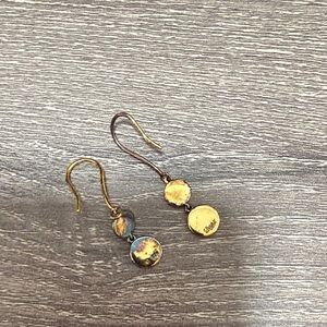 Elegant Gold Dangle Earrings